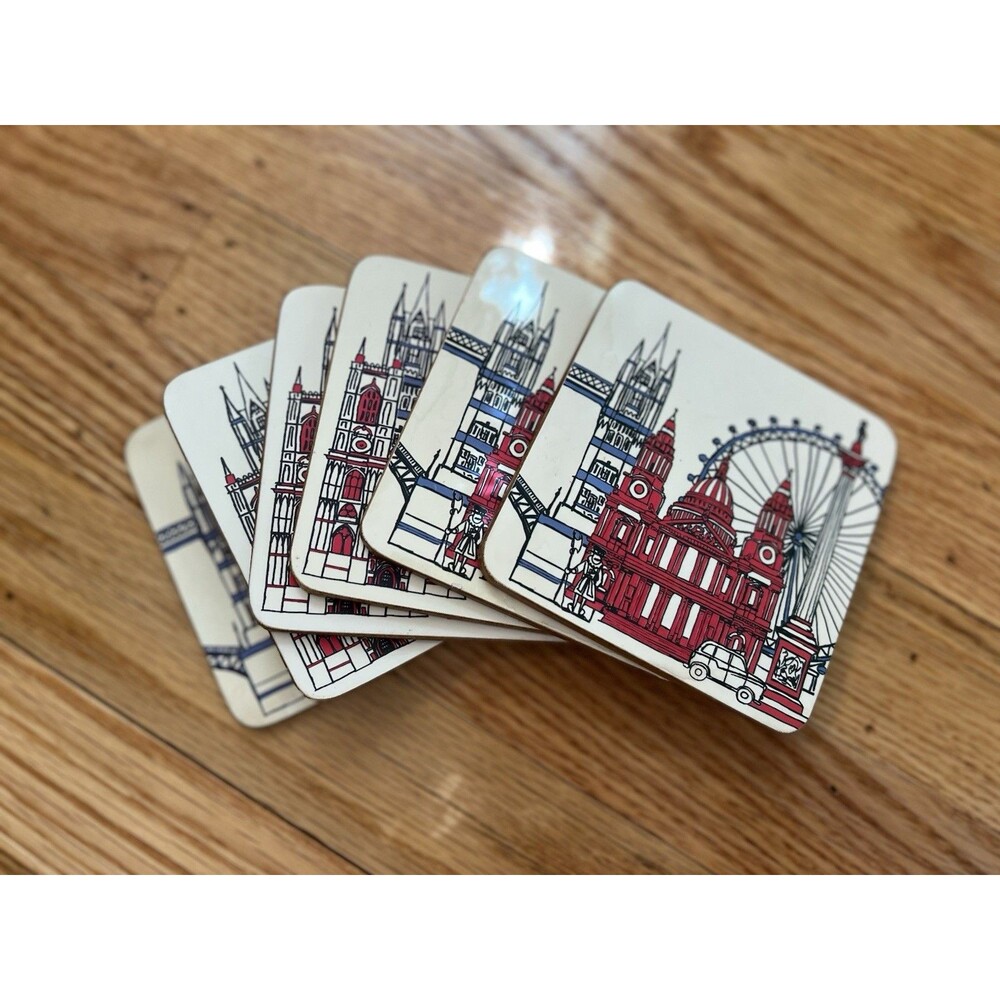 James Sadler London Landmarks Coaster Souvenir Set of 6